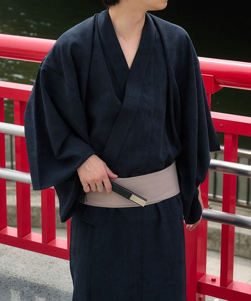 epnok（エプノック）の「浴衣2点セット【浴衣＋帯】（浴衣・メンズ・ブラック/ブラウン/ブラック系その他/ブルー系その他・SMALL/MEDIUM/LARGE）」の10枚目の写真