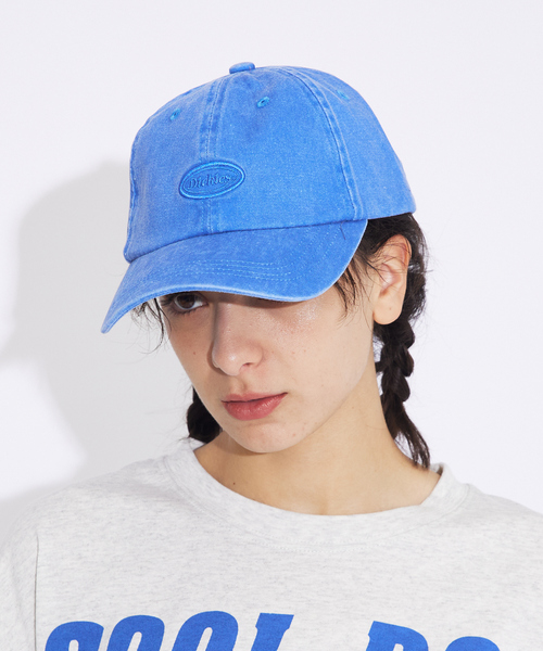 Dickies（ディッキーズ）の「【DICKIES/ディッキーズ】ローキャップ ピグメントダイ 80972900/ロゴ/キャップ/ユニセックス【WEB限定】（キャップ・メンズ・アイボリー/グリーン/ブルー/ブラウン/ブラック・フリー）」の5枚目の写真