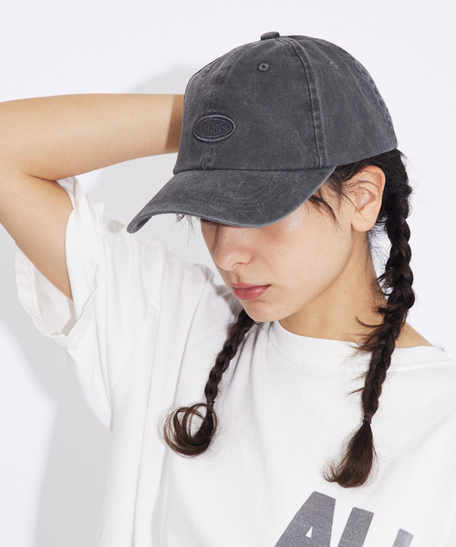 Dickies（ディッキーズ）の「【DICKIES/ディッキーズ】ローキャップ ピグメントダイ 80972900/ロゴ/キャップ/ユニセックス【WEB限定】（キャップ・メンズ・アイボリー/グリーン/ブルー/ブラウン/ブラック・フリー）」の2枚目の写真