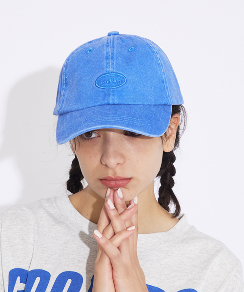 Dickies（ディッキーズ）の「【DICKIES/ディッキーズ】ローキャップ ピグメントダイ 80972900/ロゴ/キャップ/ユニセックス【WEB限定】（キャップ・メンズ・アイボリー/グリーン/ブルー/ブラウン/ブラック・フリー）」の11枚目の写真