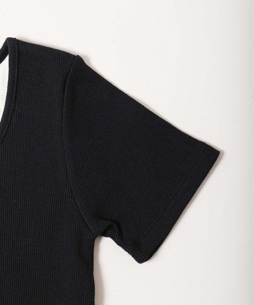 PHILLY（フィリー）の「【PHILLY】フェイクレイヤードTシャツ（Tシャツ/カットソー・レディース・ブラック/アイボリー/グレー・FREE）」の21枚目の写真