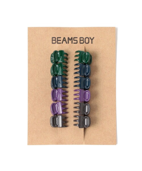 BEAMS BOY（ビームスボーイ）の「チビ バンス 12P（バレッタ/ヘアクリップ・レディース・パープル/ブラウン・ONE SIZE）」の2枚目の写真