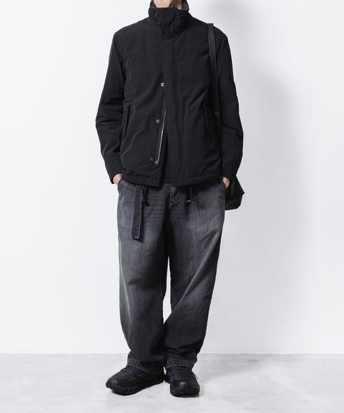 ATTACHMENT（アタッチメント）の「CO/NY ウェザークロス ユーティリティージャケット / CO/NY WEATHER CLOTH UTILITY JACKET（ブルゾン・メンズ・カーキ系/ブラック・3/2/1）」の4枚目の写真