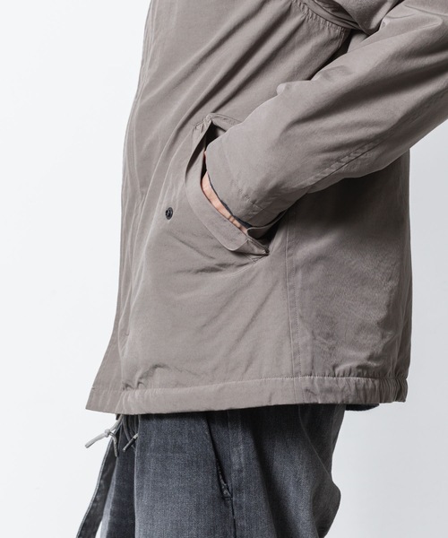 ATTACHMENT（アタッチメント）の「CO/NY ウェザークロス ユーティリティージャケット / CO/NY WEATHER CLOTH UTILITY JACKET（ブルゾン・メンズ・カーキ系/ブラック・3/2/1）」の8枚目の写真
