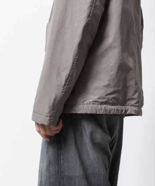 ATTACHMENT（アタッチメント）の「CO/NY ウェザークロス ユーティリティージャケット / CO/NY WEATHER CLOTH UTILITY JACKET（ブルゾン・メンズ・カーキ系/ブラック・3/2/1）」の9枚目の写真
