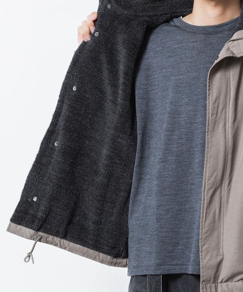 ATTACHMENT（アタッチメント）の「CO/NY ウェザークロス ユーティリティージャケット / CO/NY WEATHER CLOTH UTILITY JACKET（ブルゾン・メンズ・カーキ系/ブラック・3/2/1）」の11枚目の写真