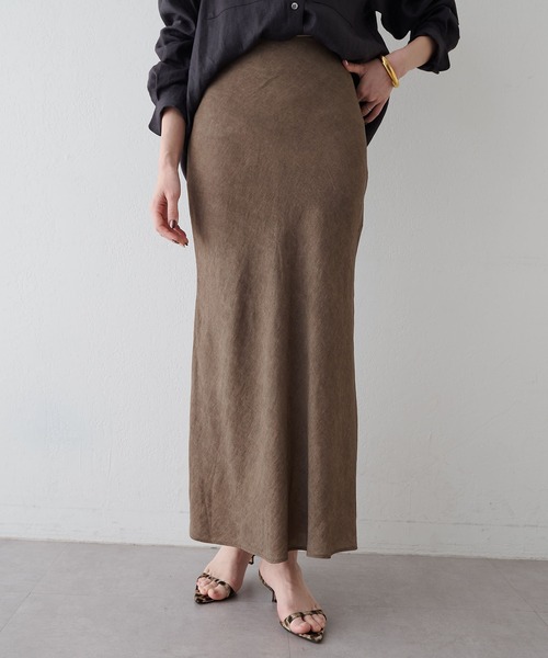 ツイル顔料染めスカート（スカート）｜Whim Gazette（ウィムガゼット