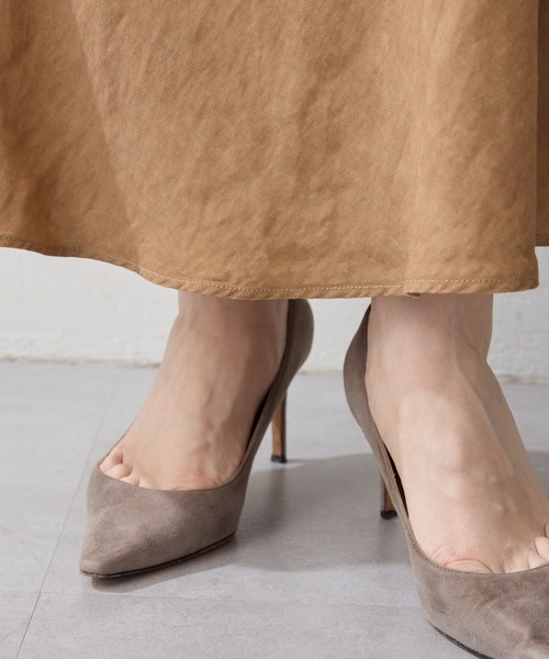 Whim Gazette(ウィムガゼット)の「ツイル顔料染めスカート(スカート・レディース・キャメル/モカ・36/38)」の4枚目の写真