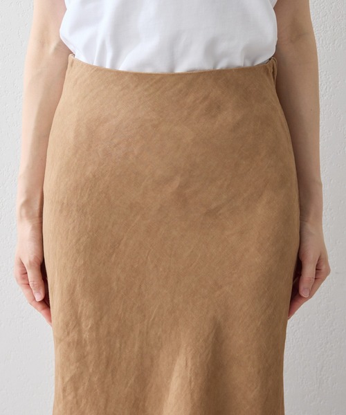 Whim Gazette(ウィムガゼット)の「ツイル顔料染めスカート(スカート・レディース・キャメル/モカ・36/38)」の17枚目の写真