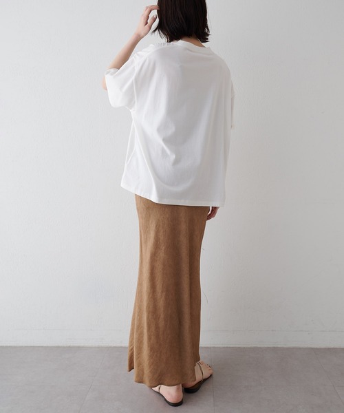 Whim Gazette(ウィムガゼット)の「ツイル顔料染めスカート(スカート・レディース・キャメル/モカ・36/38)」の21枚目の写真