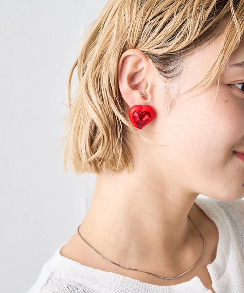 【大人気】SELF PORTRAIT クリスタルハートティアードピアス ♢SELF PORTRAIT♢ハートクリスタルピアス