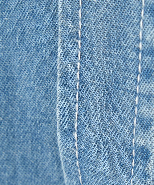 a.p.o.v.(エーピーオービー)の「a.p.o.v. オーバーサイズウォッシュドデニムシャツ(シャツ/ブラウス・メンズ・ブラック/ブルー・ONESIZE)」の9枚目の写真