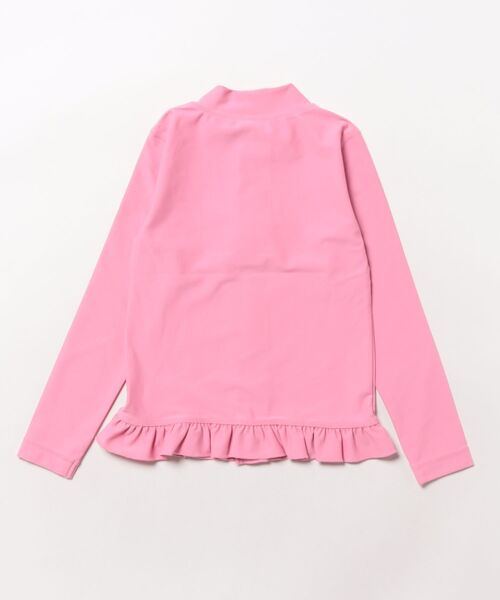 HAKKA KIDS（ハッカキッズ）の「リボンプリントラッシュガード（ラッシュガード・キッズ・オフホワイト/ピンク・S/M/L）」の3枚目の写真