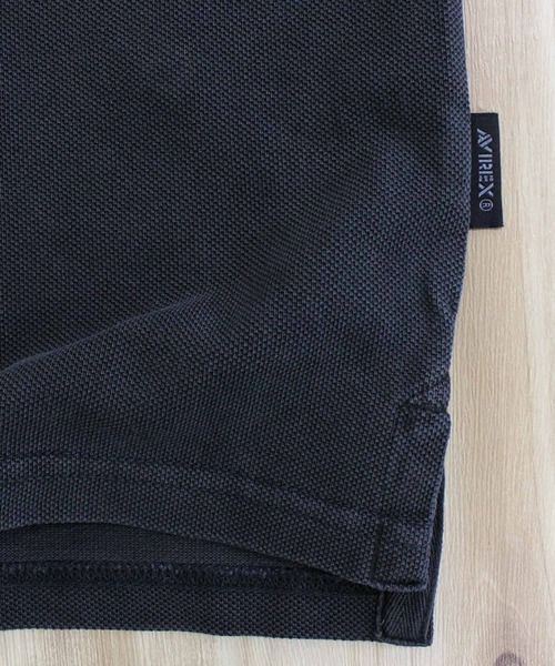 AVIREX（アヴィレックス）の「FADE WASH LAST CRUISE EMB POLO SHIRT（ポロシャツ・メンズ・サックスブルー/チャコールグレー/ホワイト・L/XL/XXL/M）」の13枚目の写真