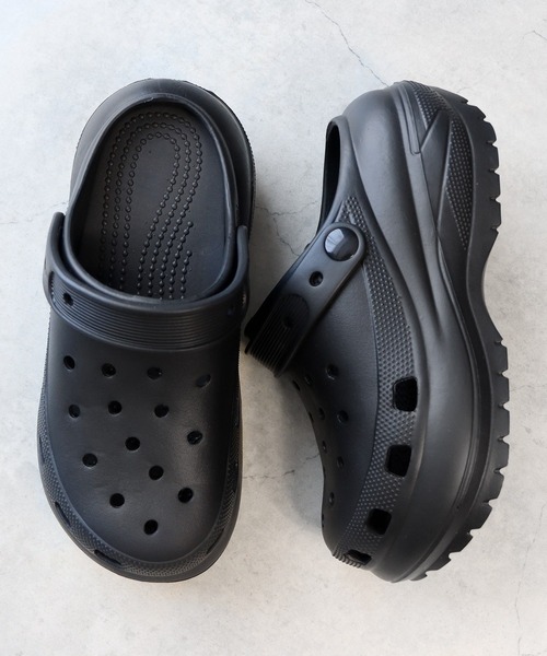 AAA+（サンエープラス）の「軽量厚底 リカバリークロッグサンダル（サンダル・レディース・ホワイト/ブラック/ベージュ・40/36/38）」の2枚目の写真