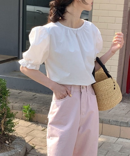 shoppinggo(ショッピングゴー)の「ブラウス バックリボン シャツ トップス(シャツ/ブラウス・レディース・ホワイト/ピンク・M/L)」の8枚目の写真