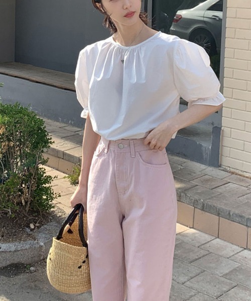 shoppinggo(ショッピングゴー)の「ブラウス バックリボン シャツ トップス(シャツ/ブラウス・レディース・ホワイト/ピンク・M/L)」の9枚目の写真