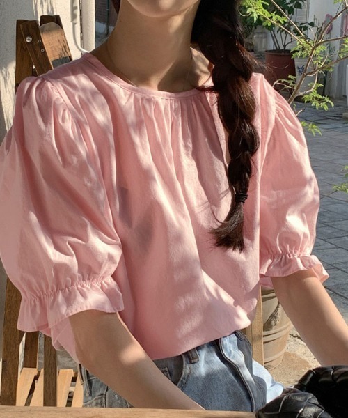 shoppinggo(ショッピングゴー)の「ブラウス バックリボン シャツ トップス(シャツ/ブラウス・レディース・ホワイト/ピンク・M/L)」の16枚目の写真