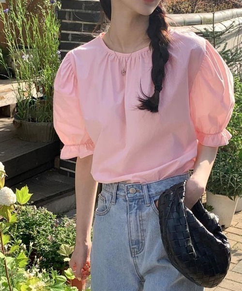 shoppinggo(ショッピングゴー)の「ブラウス バックリボン シャツ トップス(シャツ/ブラウス・レディース・ホワイト/ピンク・M/L)」の20枚目の写真