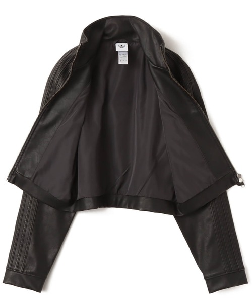 『完売人気商品！』adidas ファイヤーバード プレザー トラックトップ adidas PLEATHER FIREBIRD OVERSIZED TRACKTOP ユーティリティ