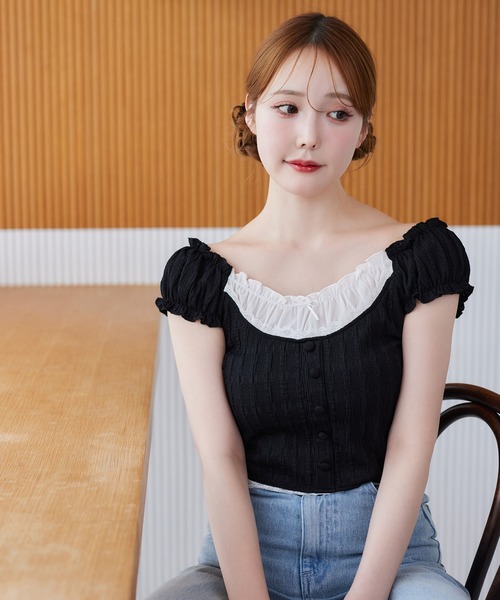 新品 タグ無し シャーリングホイップTシャツ ブラウン 新色追加/全骨格◎】シャーリングホイップTシャツ