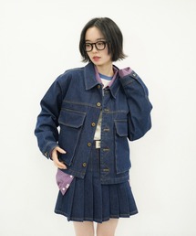 common gull products. デニムジャケット プリーツスカート common gull products. デニムジャケット プリーツスカート