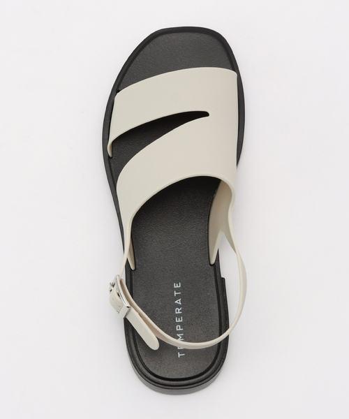 TEMPERATE（テンパレイト）の「TEMPERATE/テンパレイト HOLS バックストラップサンダル（その他シューズ・レディース・ブラック/アイボリー・36/38/40）」の7枚目の写真