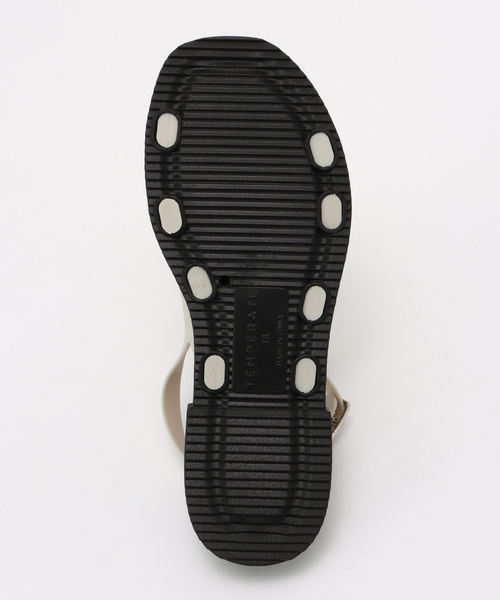 TEMPERATE（テンパレイト）の「TEMPERATE/テンパレイト HOLS バックストラップサンダル（その他シューズ・レディース・ブラック/アイボリー・36/38/40）」の8枚目の写真