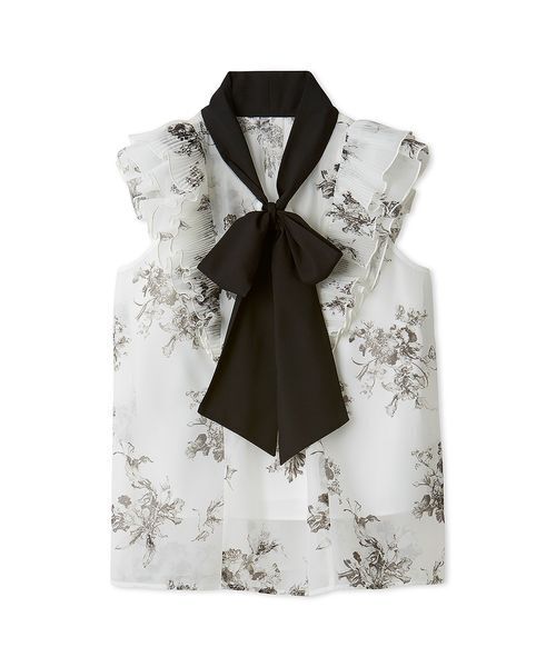 SNIDEL(スナイデル)の「ノースリボウタイブラウス(シャツ/ブラウス・レディース・アイボリー/その他/サックスブルー系・F)」の19枚目の写真