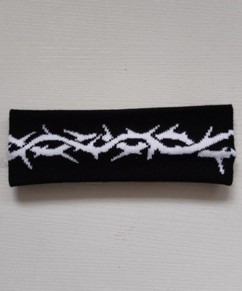 セール】『SBLTR』ユニセックス イバラジャガードデザインヘアバンド