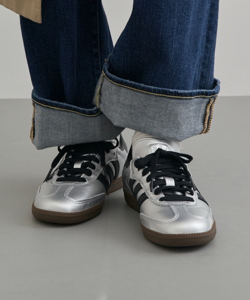 adidas(アディダス)の「【adidas】SAMBA OG W(スニーカー・レディース・ブラック/レオパード/シルバー/シルバー系その他2・23cm/23.5cm/24cm/24.5cm/25cm/25.5cm/26cm/26.5cm/27cm/27.5cm/22.5cm)」の13枚目の写真