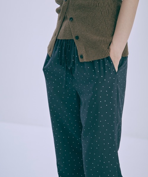 EN NEUME（エンノイム）の「【Set Up】Dot flared pants（その他パンツ・レディース・ネイビー/ブラック・FREE）」の4枚目の写真