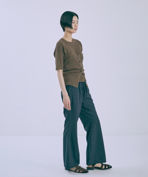 EN NEUME（エンノイム）の「【Set Up】Dot flared pants（その他パンツ・レディース・ネイビー/ブラック・FREE）」の15枚目の写真