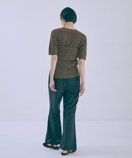 EN NEUME（エンノイム）の「【Set Up】Dot flared pants（その他パンツ・レディース・ネイビー/ブラック・FREE）」の16枚目の写真