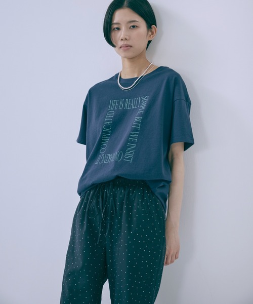 EN NEUME（エンノイム）の「【Set Up】Dot flared pants（その他パンツ・レディース・ネイビー/ブラック・FREE）」の7枚目の写真