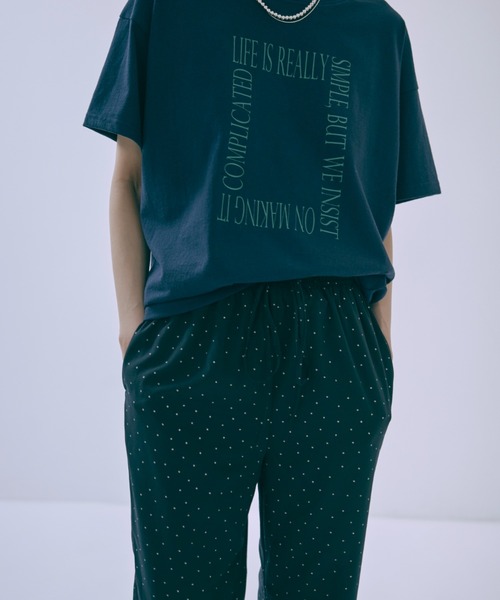 EN NEUME（エンノイム）の「【Set Up】Dot flared pants（その他パンツ・レディース・ネイビー/ブラック・FREE）」の8枚目の写真