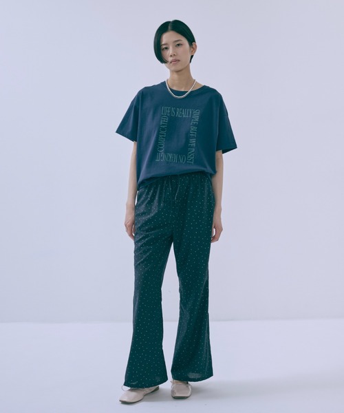 EN NEUME（エンノイム）の「【Set Up】Dot flared pants（その他パンツ・レディース・ネイビー/ブラック・FREE）」の17枚目の写真