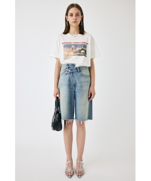 MOUSSY(マウジー)の「1976 NOSTALGIC PHOTO Tシャツ(Tシャツ/カットソー・レディース・ブラック/ライトピンク/ホワイト・FREE)」の17枚目の写真
