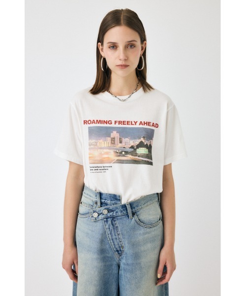 moussy - まめりMOUSSY　Tシャツ MOUSSY | PIZZA STORE Tシャツ (Tシャツ・カットソー(半袖