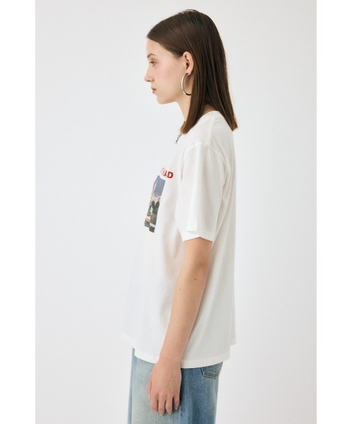 MOUSSY(マウジー)の「1976 NOSTALGIC PHOTO Tシャツ(Tシャツ/カットソー・レディース・ブラック/ライトピンク/ホワイト・FREE)」の21枚目の写真