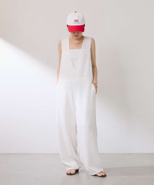 PAPILLONNER(パピヨネ)の「【OT】70'sキャップ(キャップ・レディース・ブラウン/レッド・FREE)」の8枚目の写真