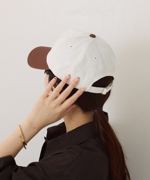 PAPILLONNER(パピヨネ)の「【OT】70'sキャップ(キャップ・レディース・ブラウン/レッド・FREE)」の6枚目の写真