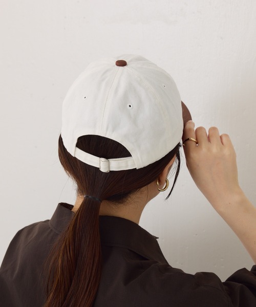 PAPILLONNER(パピヨネ)の「【OT】70'sキャップ(キャップ・レディース・ブラウン/レッド・FREE)」の7枚目の写真