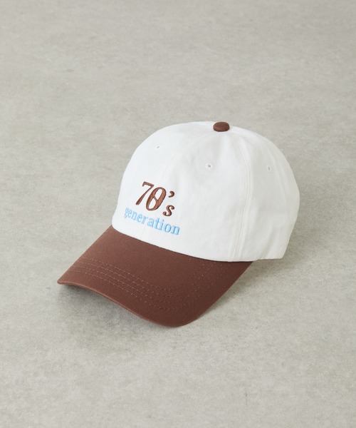 PAPILLONNER(パピヨネ)の「【OT】70'sキャップ(キャップ・レディース・ブラウン/レッド・FREE)」の12枚目の写真