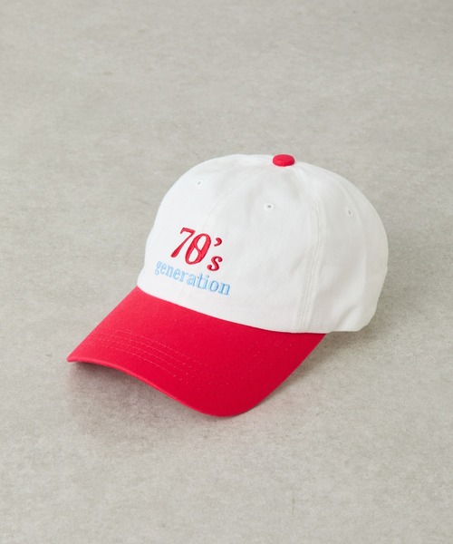 PAPILLONNER(パピヨネ)の「【OT】70'sキャップ(キャップ・レディース・ブラウン/レッド・FREE)」の13枚目の写真