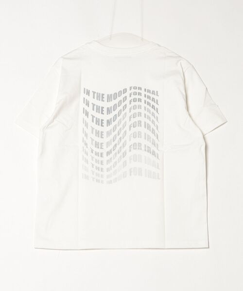 IRAL(アイラル)の「【UNISEX ITEM】GRADATION BACK PRINT T-SHIRTS(Tシャツ/カットソー・レディース・ホワイト/ブラック・FREE)」の3枚目の写真