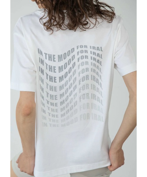 IRAL(アイラル)の「【UNISEX ITEM】GRADATION BACK PRINT T-SHIRTS(Tシャツ/カットソー・レディース・ホワイト/ブラック・FREE)」の11枚目の写真
