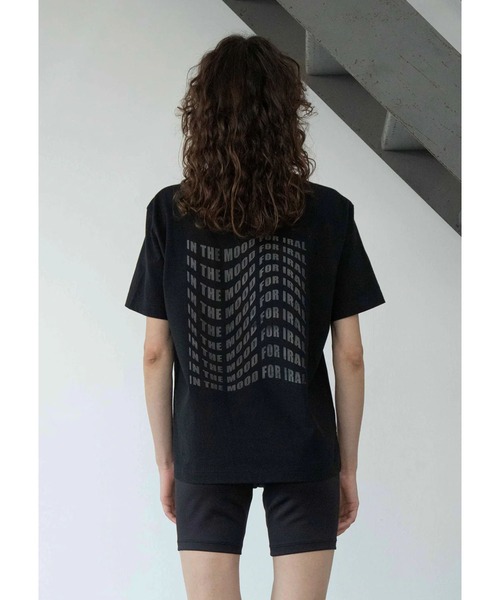 IRAL(アイラル)の「【UNISEX ITEM】GRADATION BACK PRINT T-SHIRTS(Tシャツ/カットソー・レディース・ホワイト/ブラック・FREE)」の6枚目の写真