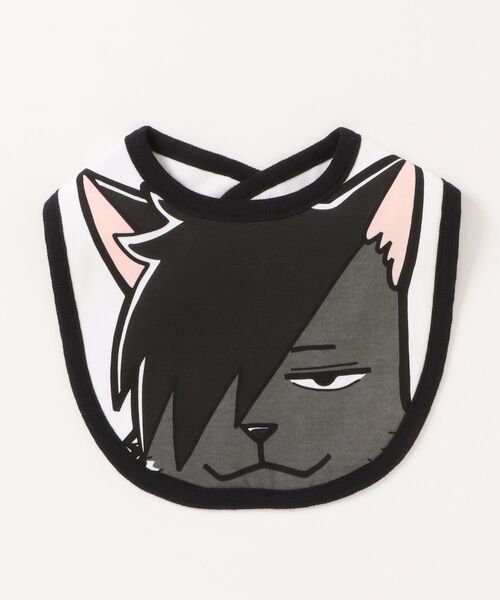 BABYDOLL(ベビードール)の「ハイキュー!!どっちもアニマルスタイ 0262(スタイ/よだれかけ・キッズ・チャコールグレー/ネイビー/サンドベージュ・ONE SIZE)」の2枚目の写真