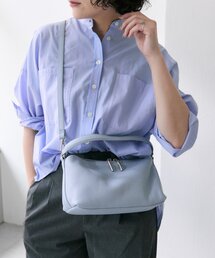 ブルー レザー ショルダーバッグ フルラ FURLA ショルダーバッグ ポシェット 斜め掛け レザー 革